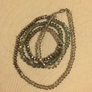 Long bead necklace